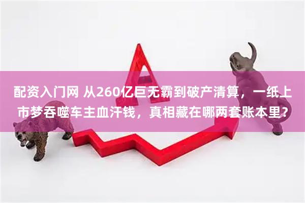 配资入门网 从260亿巨无霸到破产清算,一纸上市梦吞噬车主血汗钱,真相藏在哪两套账本里?